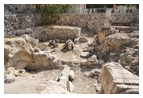 Вид с севера. Развалины римского храма Асклепию