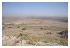 Вид от Мегиддо на восток, на долину Изреельскую