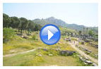 Видео: Храм Артемиды и Зевса. Общий план местности (вид с северо-запада)