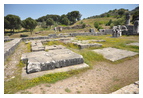 Восточная часть храма Артемиды и Зевса, посвященная Фаустине, жене имп. Антония Пия (II в. по Р.Х.) (вид с юга)