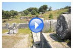 Видео: Внутренняя часть храма Артемиды и Зевса. Видна разность кладки: снизу — эллинистическая, сверху — римская