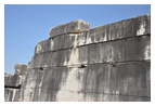 Римская кладка южной стены храма Артемиды и Зевса