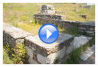 Видео: Вход в гимназию. Резервуар для воды с крестами. Дома-магазины византийского периода