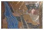 Мозаичное панно, изображающее изгиб Иордана и ответвление от него, в котором совершались крещения