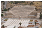Большой театр римского периода; видна экседра в центре верхнего яруса