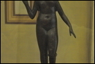 Статуэтка Венеры с золотым ожерельем. Бронза. Сирия. II в. Эрмитаж. В.954.