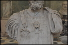 Портрет Септимия Севера (император в 193-211 гг.). Мрамор. III в. Эрмитаж. А.57.