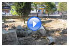 Видео: Развалины портика, южная часть
