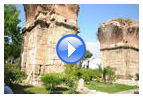 Видео: Руины Филадельфийской церкви св. ап. Иоанна Богослова (нач. VI в.) в центре современного турецкого города Алашехир