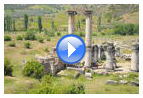 Видео: Вид на храм Артемиды и Зевса с восточной стороны