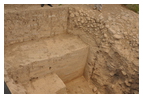 Фортификационная стена IX в. до Р.Х. из сырцового кирпича