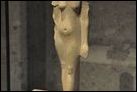 Статуя шагающей Нефертити. Известняк, Амарна, Новое Царство, XVIII династия, ок. 1345 г. до Р.Х. Берлинский Новый музей. АМ 21263.
