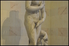 Мраморная статуя Афродиты. Из Рима. III-II вв. до Р.Х. Эрмитаж. ГР-5493 (А 485а). Римская работа по греческому оригиналу статуи Афродиты Капитолийской. Афродита — богиня любви и красоты.