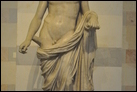 Мраморная статуя Аполлона. Из Рима. IV в. до Р.Х.  Эрмитаж. ГР-1747 (А.72). Голова и торс от разных статуй. Аполлон-бог солнца, покровитель искусств.