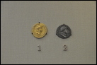 Монеты Нерона (54-68 гг. по Р.Х.) являются примерами основных номиналов, которые использовались в период ранней Римской империи. 1. Ауреус. Золото, Рим, 54-68 гг. по Р.Х. Британский музей. CM BMC Nero 77. 2. Динарий. Серебро, Рим, 54-68 гг. по Р.Х. Британский музей. CM 1860-3-30-44. BMC Nero 91.