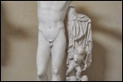 Статуя Нарцисса. 1-я пол. II в. по Р.Х. Рим, Музей Киарамонти. Инв. 2027. Изображает известный миф о самовлюбленном юноше.