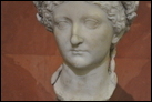 Портрет Ливии. Мрамор. Вторая четверть I в. Эрмитаж. ГР-3017 (А.116). Ливия (58 г. до Р.Х. - 29 г. по Р.Х.) — жена императора Октавиана Августа.