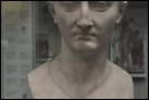 Скульптурный бюст императора Тиберия (42 г. до Р.Х. - 37 г. по Р.Х.). Мрамор, Рим, ок. 4-14 гг. по Р.Х. Британский музей. 1812.6-15.2. Тиберий был сыном Ливии от ее первого мужа. В 4 г. по Р.Х., после смерти всех потенциальных наследников престола (таких, как Гай Цезарь), Август окончательно утвердил Тиберия в качестве своего наследника. Тиберий, будучи императором, боролся с Сенатом и жестко утвердил свою власть.