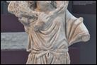 Статуя Доброго пастыря. Из Рима, близ порта Сан-Паоло. 250-300 гг. по Р.Х. Белый мрамор. Рим, Капитолийский музей, Чентрале Монтемартини. Инв. IV. 21.