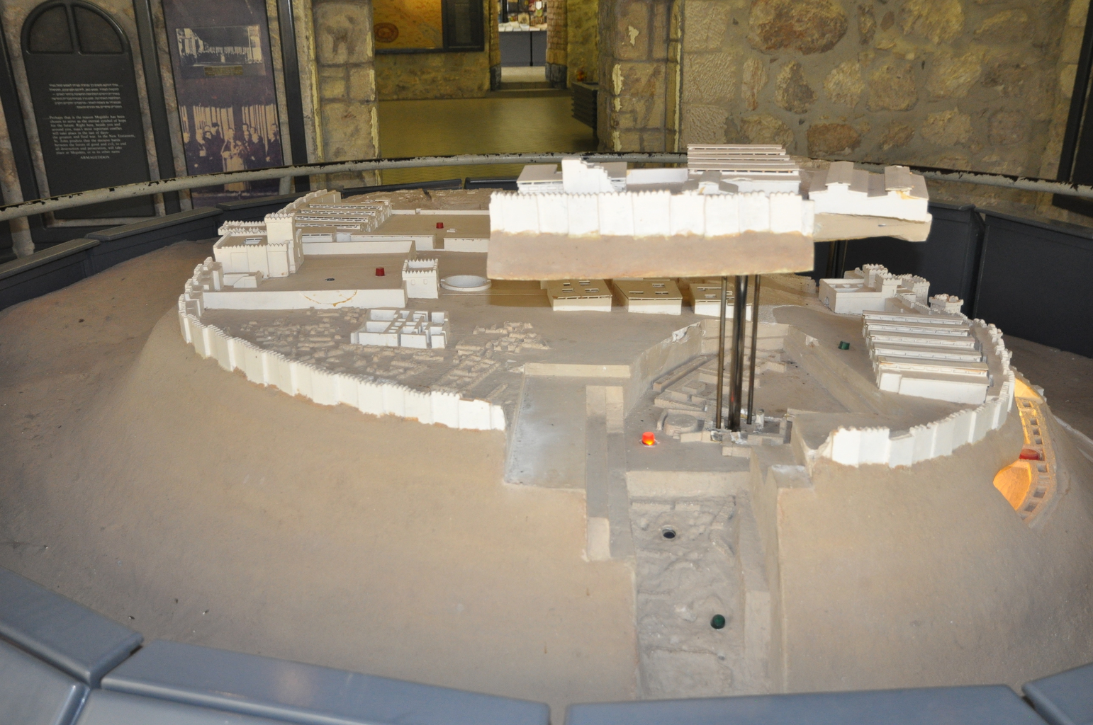 Макет Мегиддо, вид на восточную часть