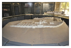 Макет Мегиддо, вид на южную часть