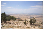 Вид с г. Нево на землю Обетованную: направление на Иерусалим